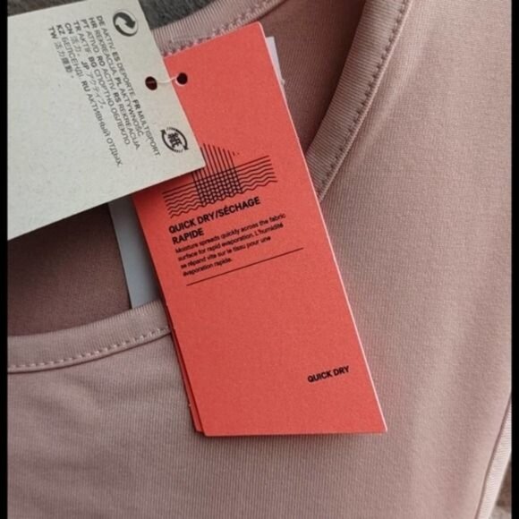 H&M Pink Active/Multisport Peplum Tank Top - Picture 8 of 8